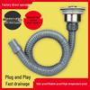 Single Bowl Kitchen Sink Drain Extension Accessory