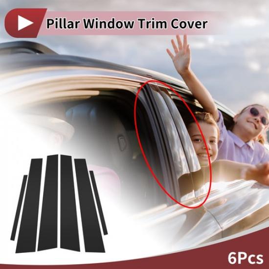 6 Pcs Car Door Pillar Window Trim for Toyota Avalon 2005-2012