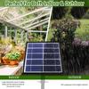 Intelligent Solar Sprinkler Timer for Potted Plants - Automatic Drip Irrigation System
