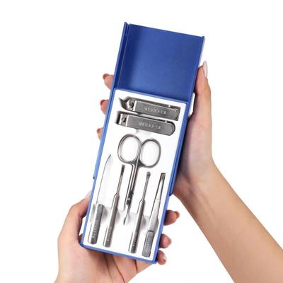 Seesoo 7-in-1 Manicure Kit with Push-Pull Box