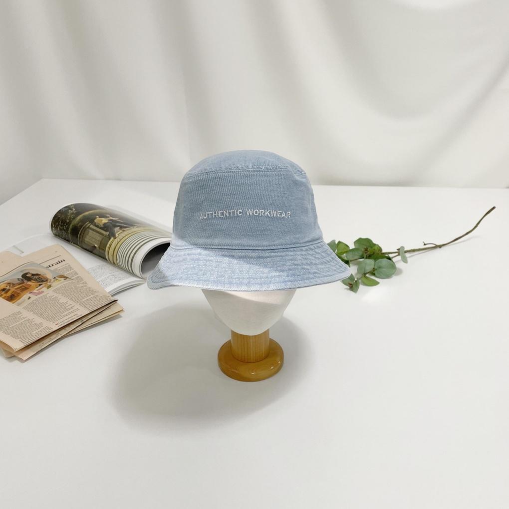 Men's and Women's Daily Bucket Hat Denim Authentic Bucket Hat
