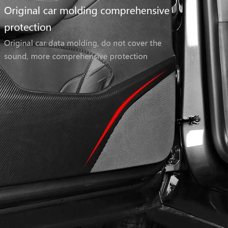 Door Anti-kick Sticker Model 3 Highland Soil-proof Mat Side Door Anti-scratch Protective Stickers for Tesla Model Y/3 -
