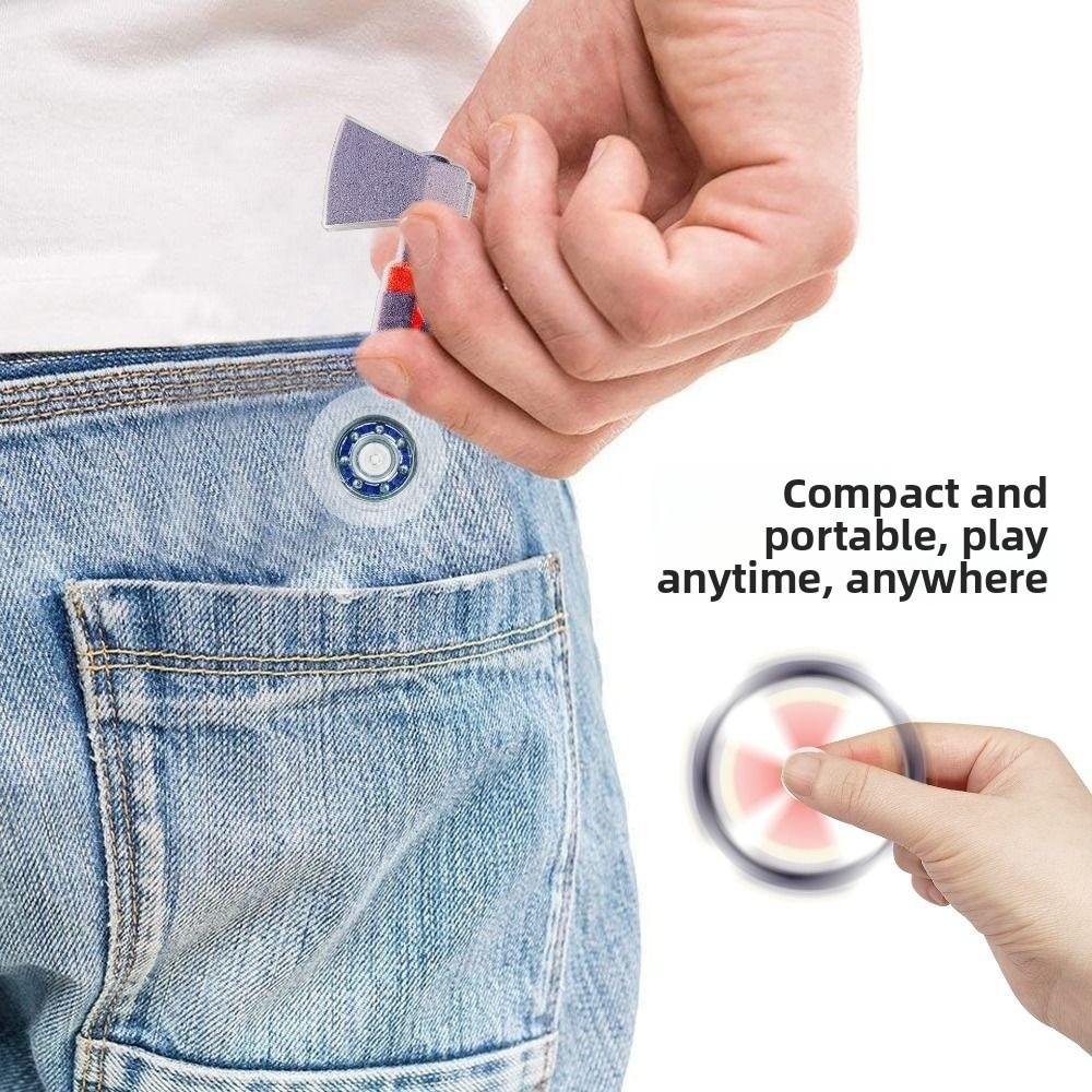 20Pcs Set Creative Design Fingertip Gyro Toy Simulation Hammer Hand Spinner Toy  Kindergarten