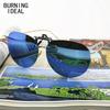 2024 Trendy Polarized Clip-on Sunglasses for Women & Men with Oval Frame – Fashionable Eye Protection for Myopia