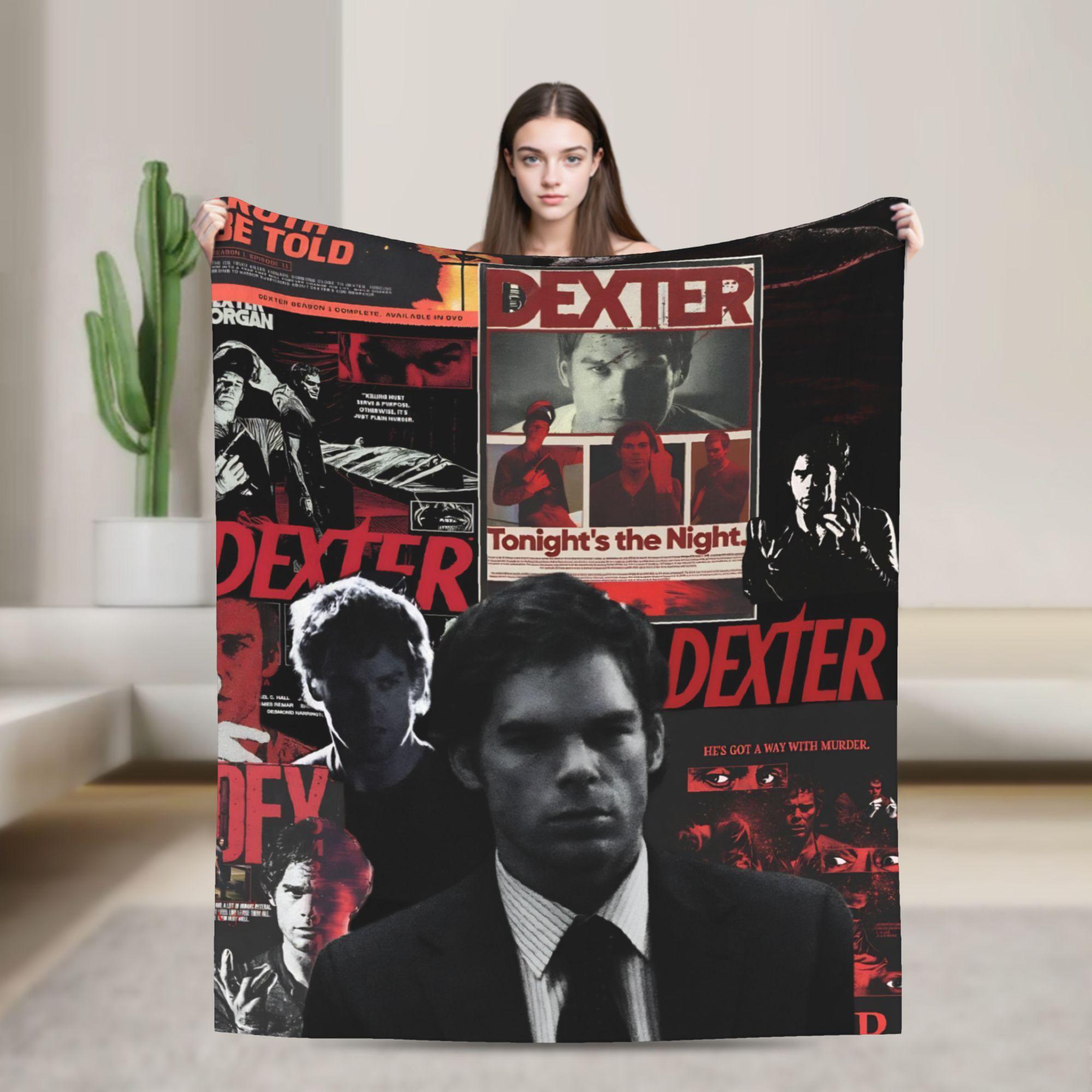 

Dexter Morgan Bay Harbor Butcher Fashion Blanket TV Show Flannel Throw Fashion Blankets Bedding Couch Decoration Thin Bedspreads Multifuncti 75x90cm