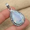 Milky Opal Gemstone Charming Pendant 925 Sterling Silver Handmade Jewelry For Her