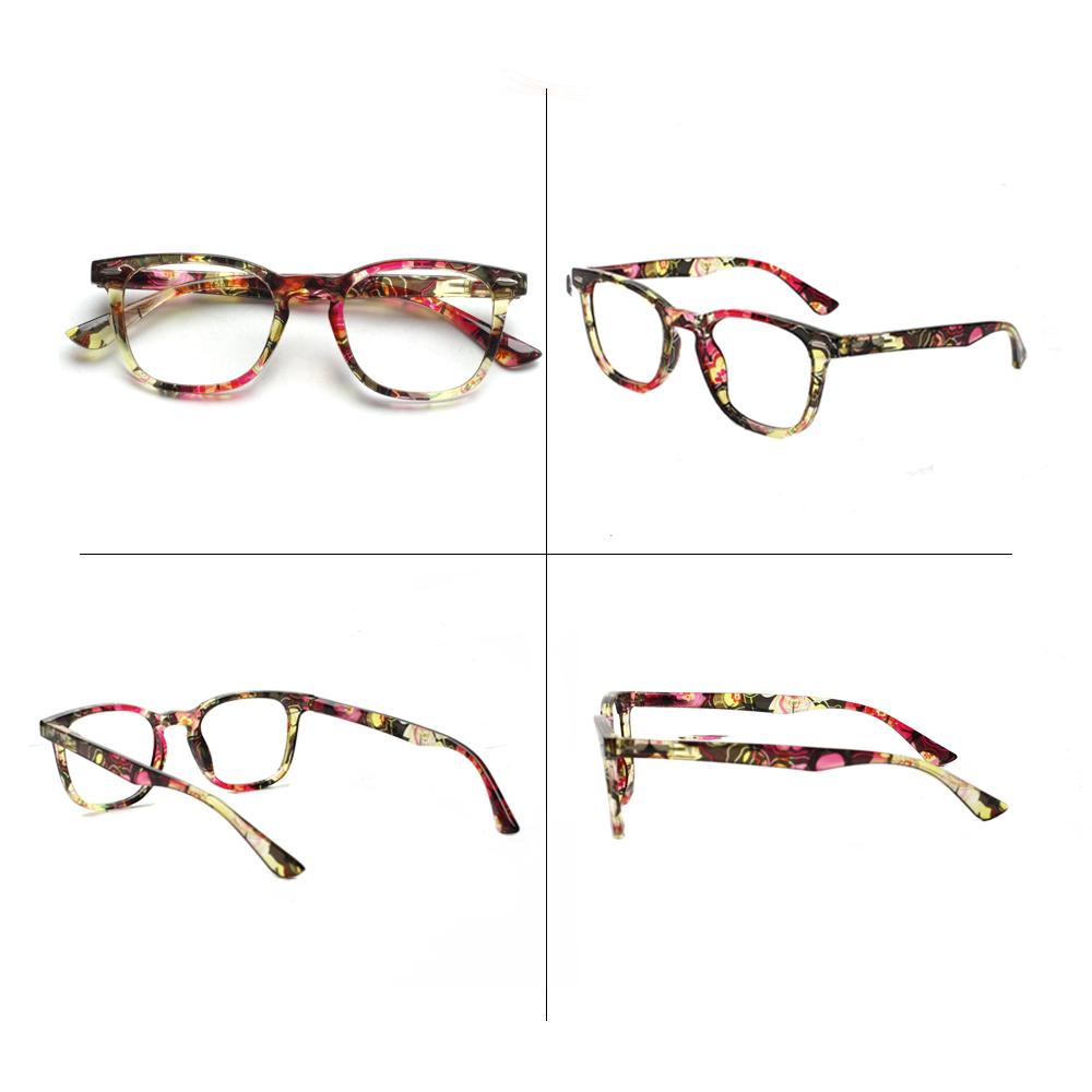 TUREZING Reading Glasses Women Fashion Flower Pattern HD Lenses Spring Hinges Prescription Glasses 1 0 2 0 3 0