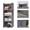 Multi-layer Foldable Non-woven Hanging Storage Bag for Wardrobe