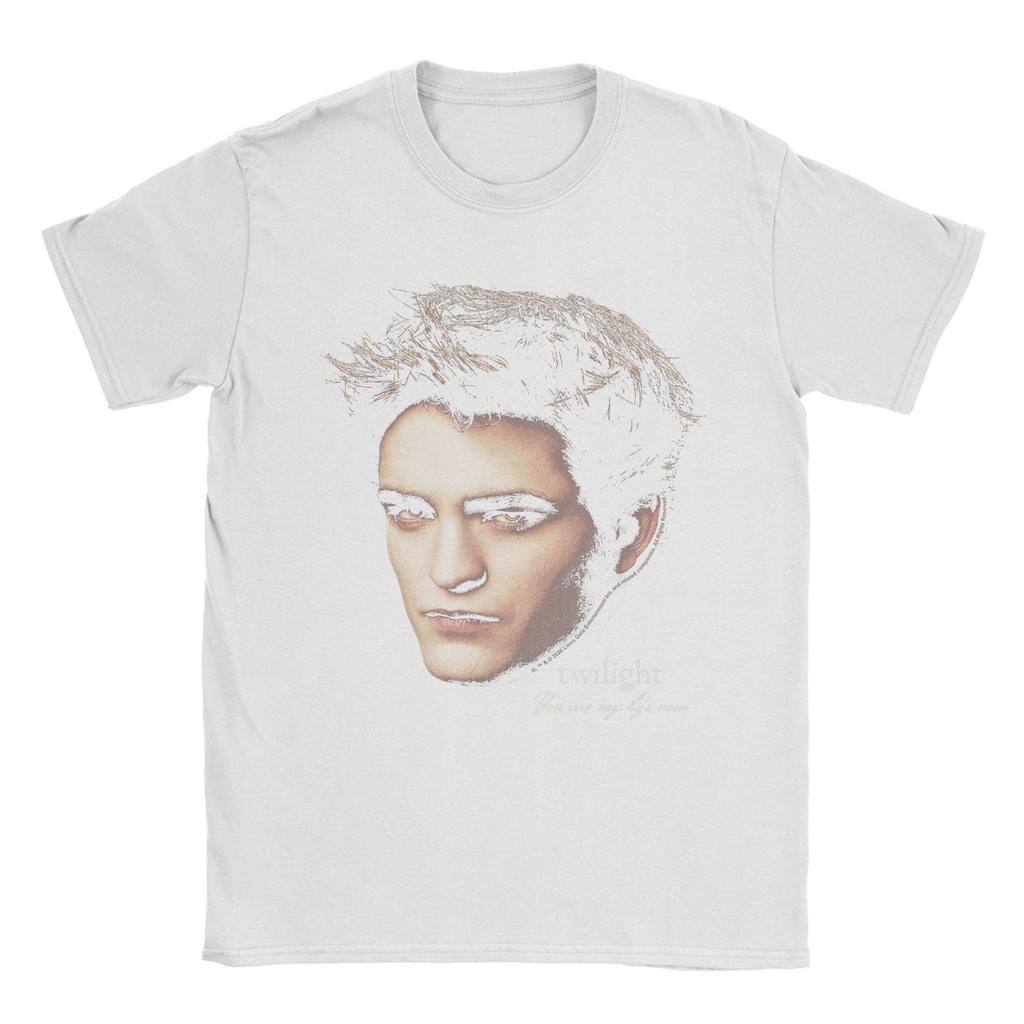 Twilight Edward Oversized Portrait Vampire Movie T Shirt Unisex YK TShirts O Neck Hip Hop Tee Shirt Casual Oversized Clothing