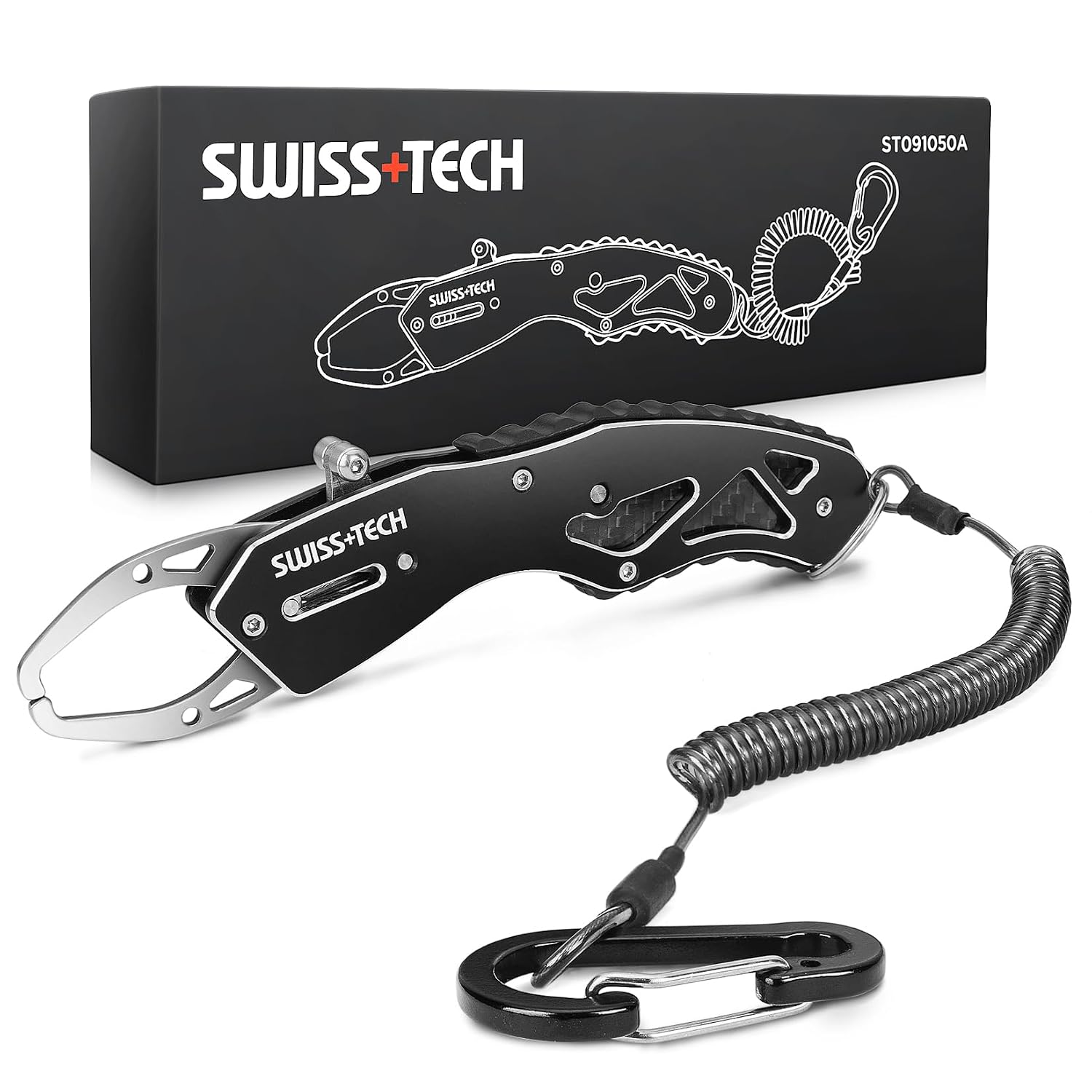 SWISS+TECH Fish Grip Catcher Gripper Aluminum