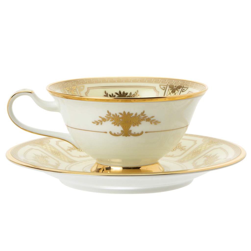Noritake Imperial Suite Bone China Cup & Saucer (for Both Coffee and Tea), 220cc, Y59587/9984