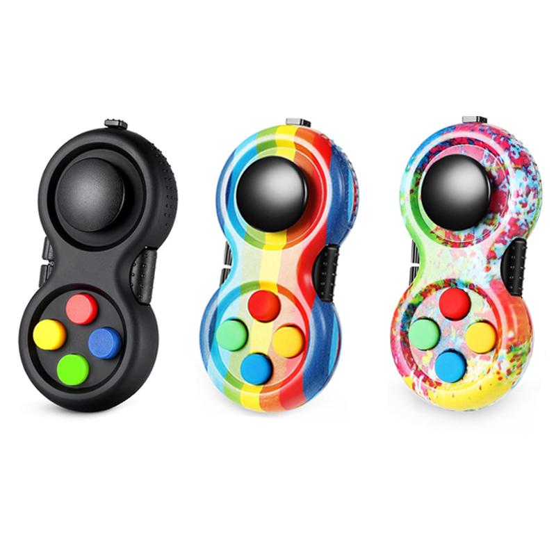 3Pcs Fidget Toys Controller Pad Cube Stress Relief For Adults Kids Sensory Toys For Autism Juguete De Descompresin Antiestrs