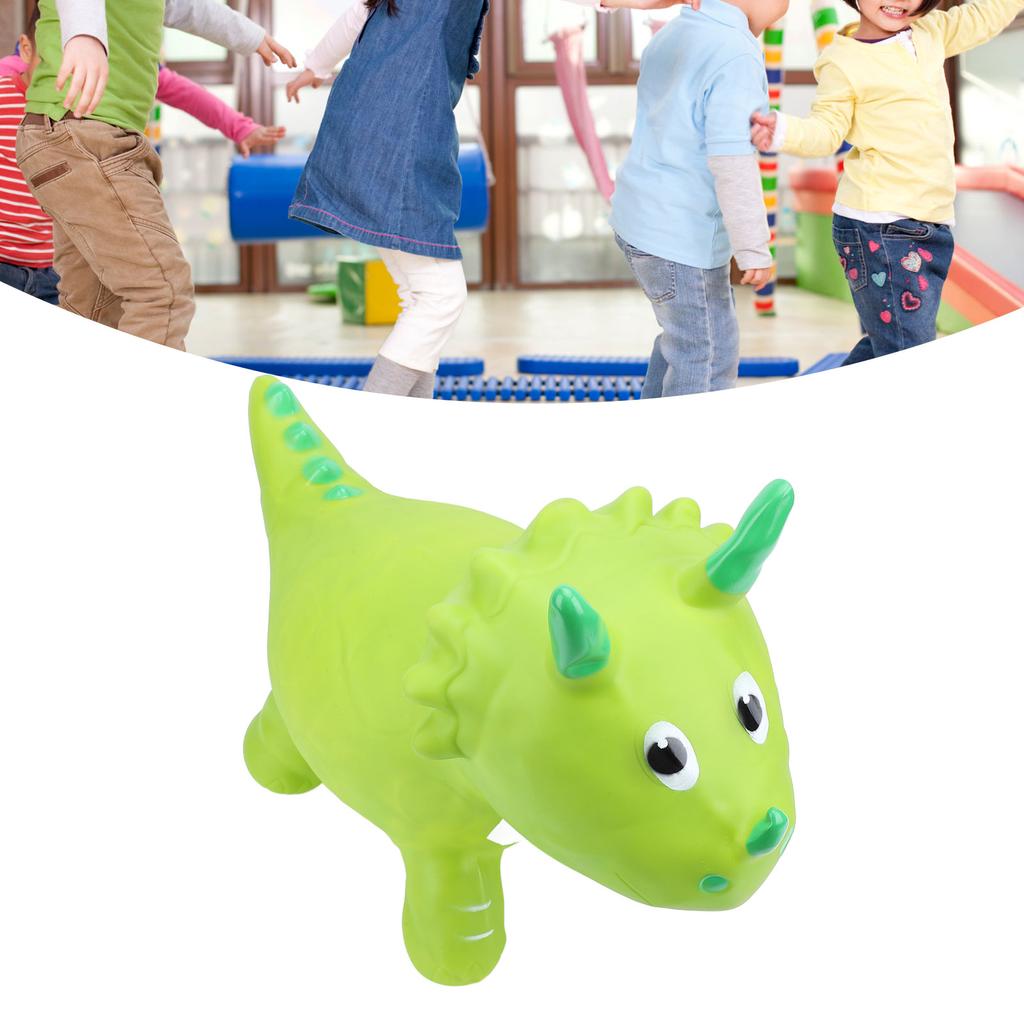 Inflatable Ride On Bouncy Animal Toy PVC Soft Thicken Play Equipment Jumping Dinosaur Horse for Baby