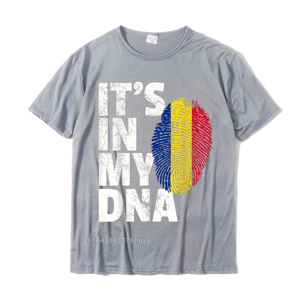 ITS IN MY DNA RoUnisexian RoUnisexia Flag TShirt Unisex Unisex Gift Casual Tshirts Rife Cotton Unisex Tops Shirt Family