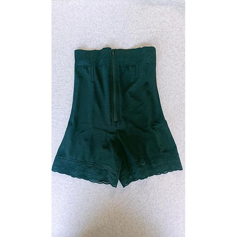 European & American High-Waisted Tummy Control Lace Pants with Zipper & Hook – Butt-Lifting & Hip-Shaping Shapewear.