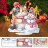 Acrylic Cute Cartoon Diamond Painting Tabletop Ornaments Kit Table Top Diamond Painting Ornament Kits Home Bedroom Decoration