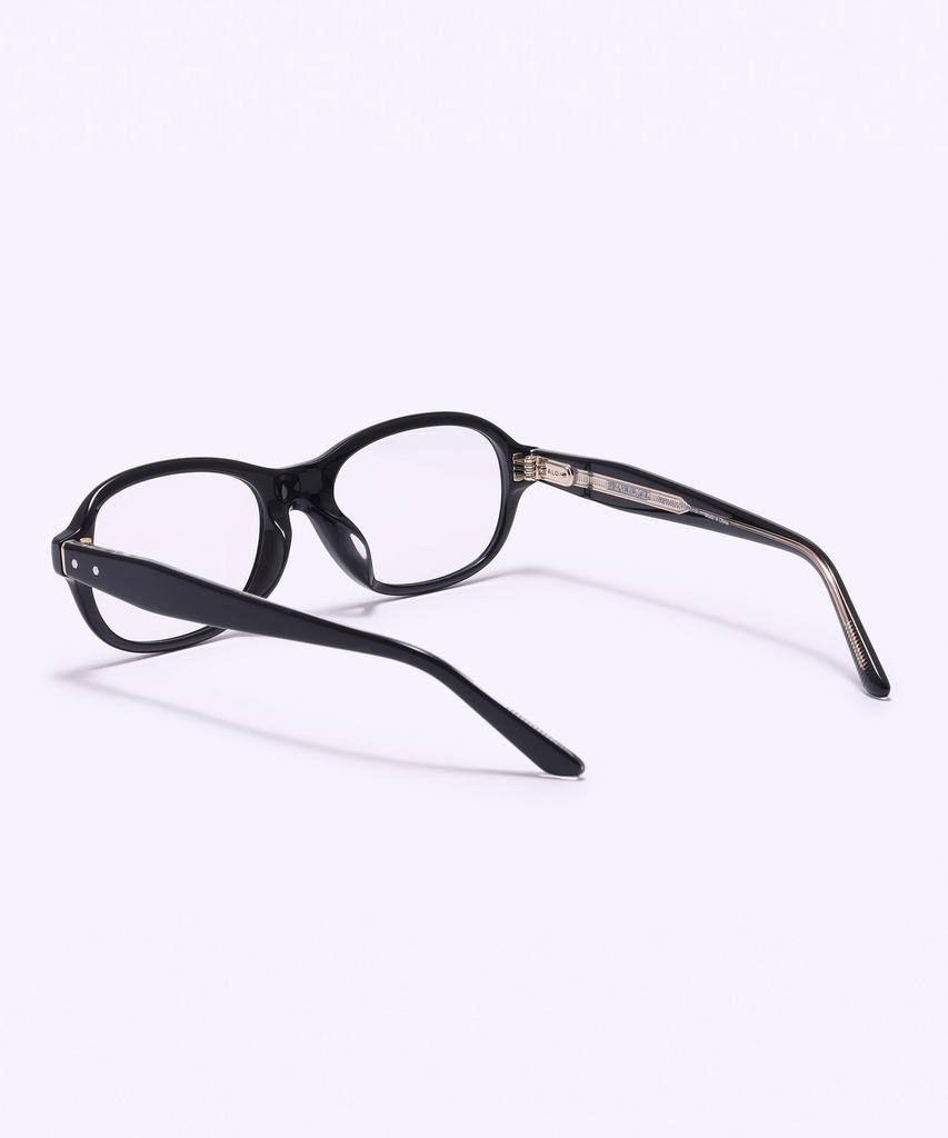 Alloaiweeo [Frame Black] Fbg7602 0920G Black Acetate Eyeglass Frame Blue Light Lens Selection