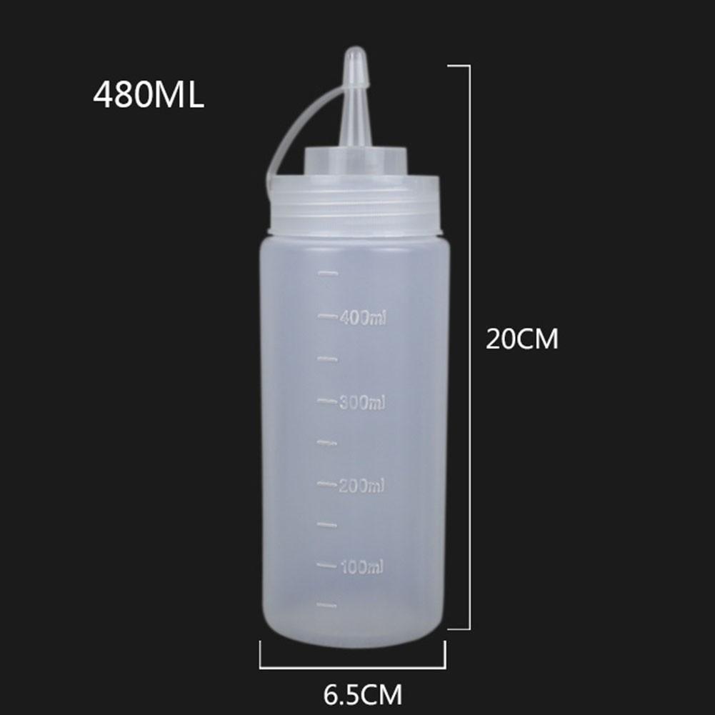 Restaurant Grade Plastic Squeeze Bottle for Condiments In 1100ML Capacity
