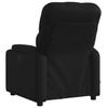 Massage Relax Chair Faux Leather Black