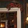 Door Frame Accents Sleeping Dragon Topper Medieval Fantasy Wall Decor for Doorway Creative Doorway Art Corner Decor No Drill Installation