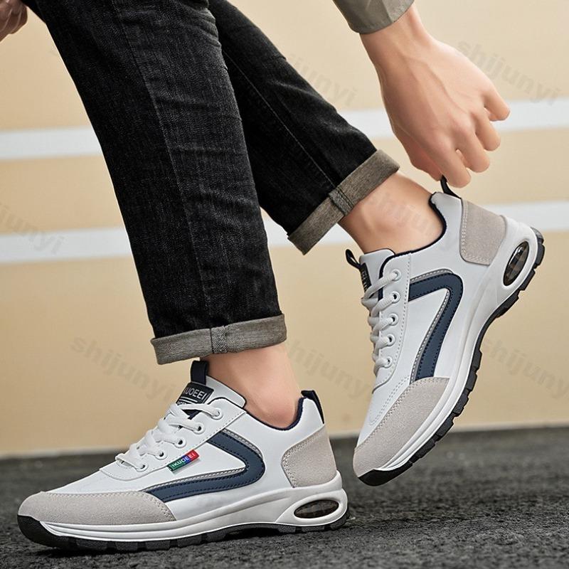2026 Spring New Men's Casual Sports Shoes Fashi Trend Outdoor Walking Shoes Thick Soled Comfortable Lace Up Chunky sneakers