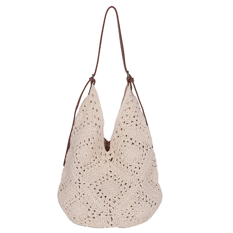 Beach Vacation Bag Women's New Casual Commuting Large-capacity Shoulder Bag