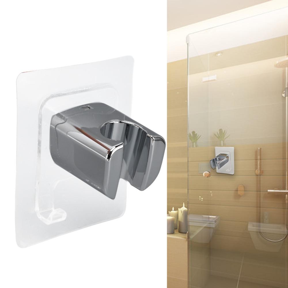 Wall Mount Shower Head Bracket Adhesive Shower Head Accessory Bidet Sprayer Holder Shower Room