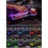 Car USB Charging Colour Light Seat Storage Case Seat Gap Box For Outlander Pajero Lancer EX Evolution X Ralliart Asx