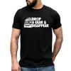 Drop A Gear Disappear T Shirt Funny Unisexual Racing Driver JDM Unisexs Driving Image of Vintage Washed Designer Clothes Unisex