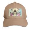 Growth Baseball Cap Contrast Two Tone Brim Snapback Flat Bill Strapback Dad Hat