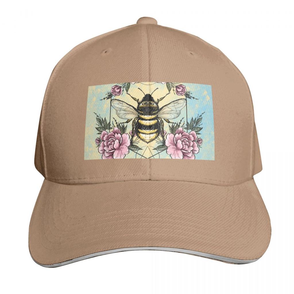 Growth Baseball Cap Contrast Two Tone Brim Snapback Flat Bill Strapback Dad Hat