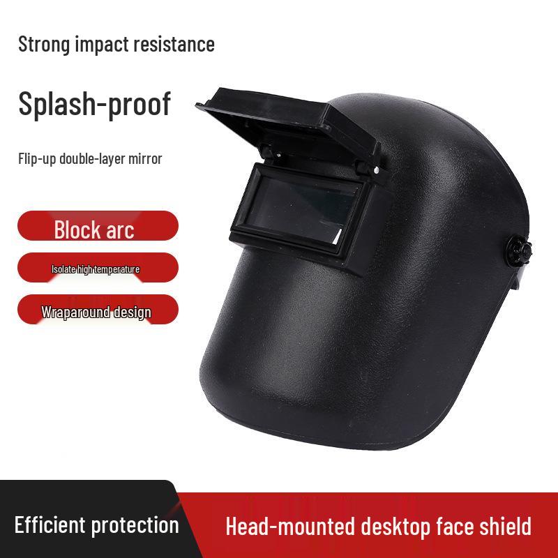 Argon Arc Welding Mask with Face Shield & Head-Mounted Cap for Safety Protection