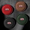 1/2 Stück Auto Getränkehalter Pad Leder Schlitz Rutschfeste Untersetzermatte Auto Styling Für KIA Rio Ceed Sportage Cerato Soul Sorento Flip R K2 K3 K5 k6 K7 K8 Soul