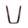 For Suzuki SWIFT ZC/ZD series 2024 2025  ABS black center console shift decorate strip for gear shift frame interior accessories
