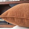 Chenille Large Back Cushion Cover - Luxurious Sofa or Bedside Pillow (Insert Not Included)
