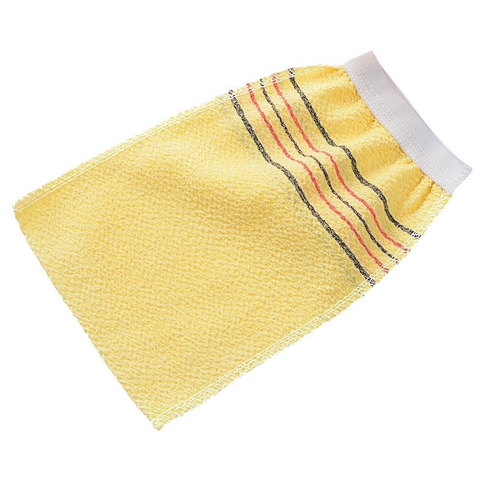 Single Piece Coarse Yarn Drawstring Scrubbing Bath Towel