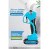 21V 40MM Electric Pruner Battery Pruning Shear Garden Scissors Trees Secateurs Cutter Shear Professional Cordless Pruner