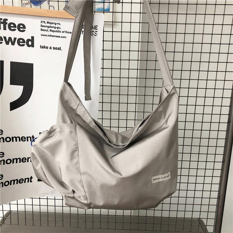 

Школьная сумка, мужская сумка-мессенджер, повседневная модная брендовая наплечная сумка большой вместимости, женская нейлоновая сумка почтальона для студентов колледжа для пар