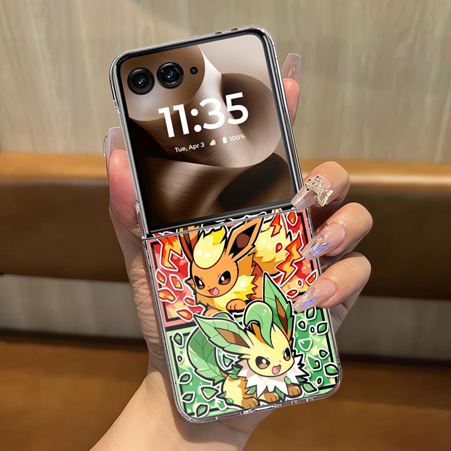 Cartoon Hot Pokemon Transparent Soft Phone Cover Case for Moto Razr 40Ultra 50Ultra 2022 60 Ultra 50 40