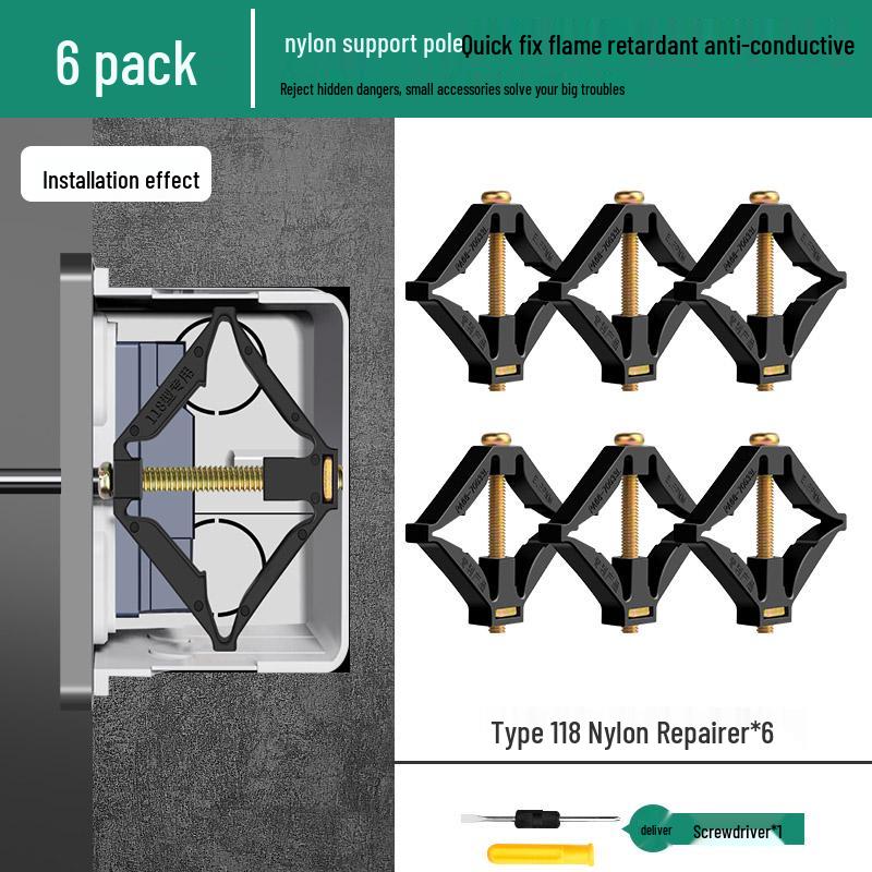 Universal Type 86 Concealed Wiring Box with Diamond Base