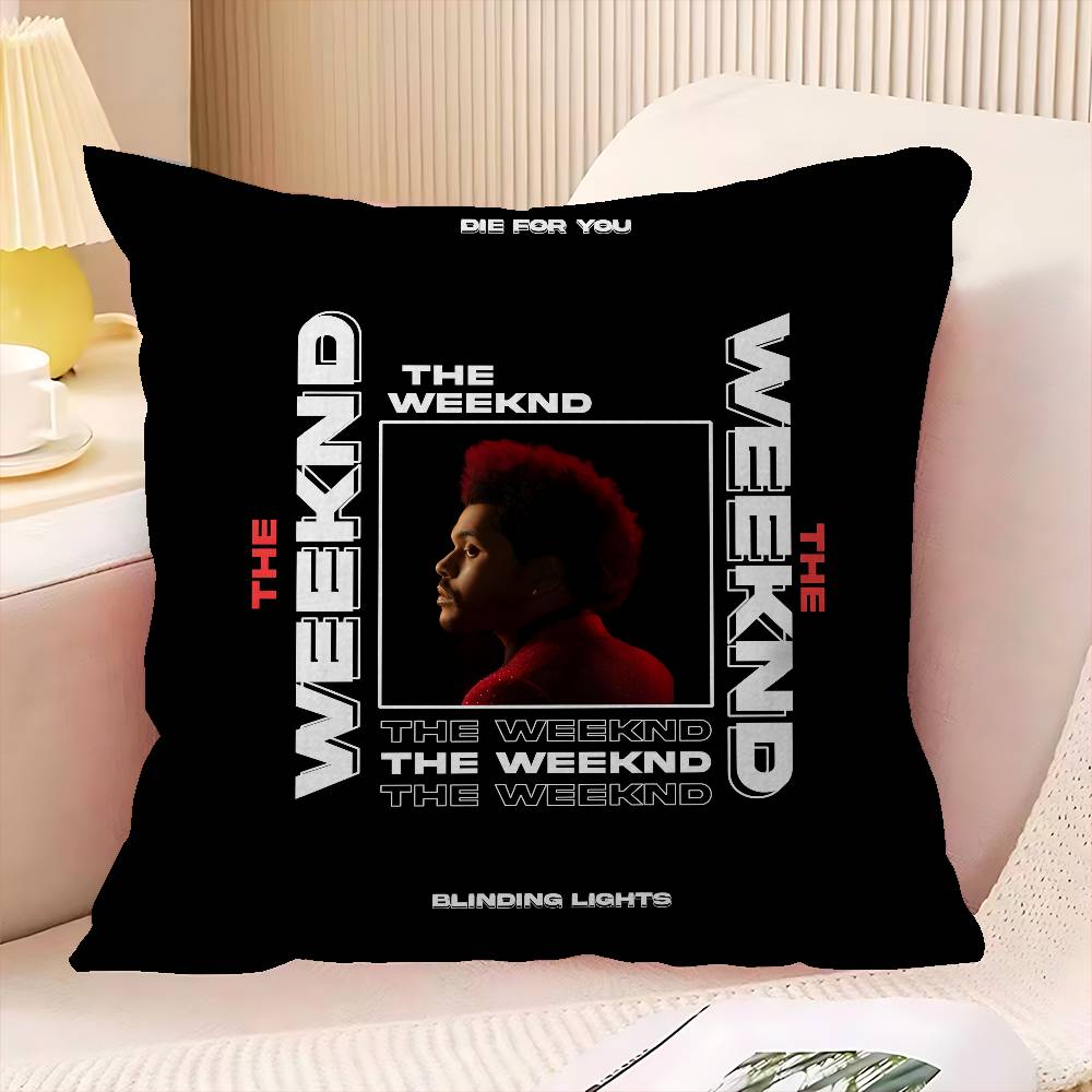 Classic Singer The WWeeknd Maple Design Cushion Cover Happy Autumn Harvest Decor Holiday Decorati Pillow Cover
