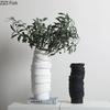 Minimalism Twisted Bandage Ceramic Vase Desk Decoration Floral Vases Porcelain Flowers Pots Flower Arrangement Modern Home Decor