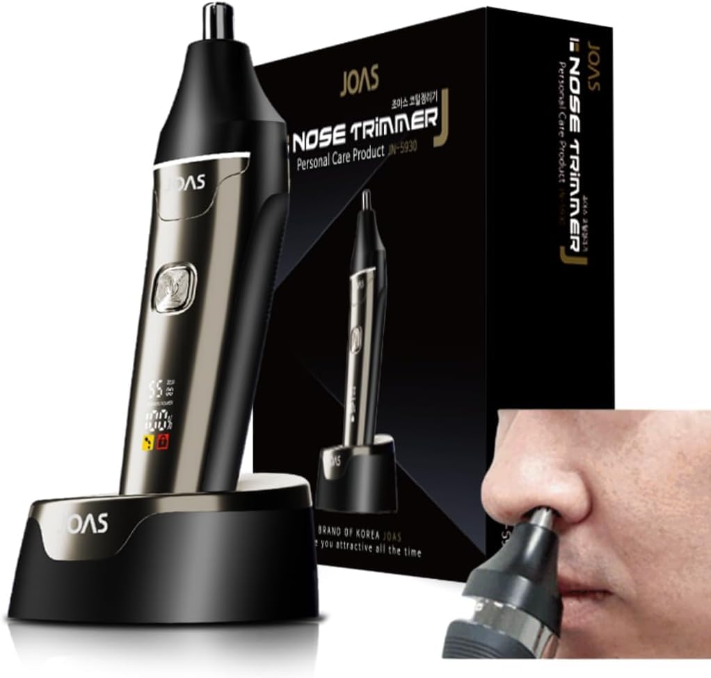 

JOAS Electric Nose Hair Hair with Stand Trimmer, Rechargeable, Men s Care, чёрный