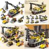 Vehicle Urban Engineering Building Block Puzzle Toy For Childrens Birthday Gifts