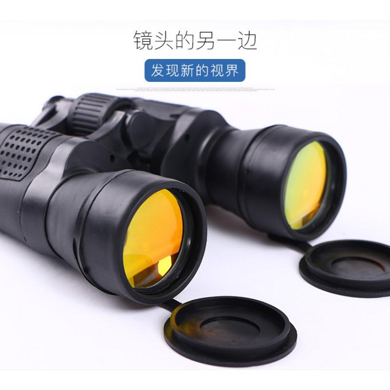 10x50 Binoculars With Porro Prism System Rubberized Grip Comfortable Handling Birdwatching Hiking Outdoor Use