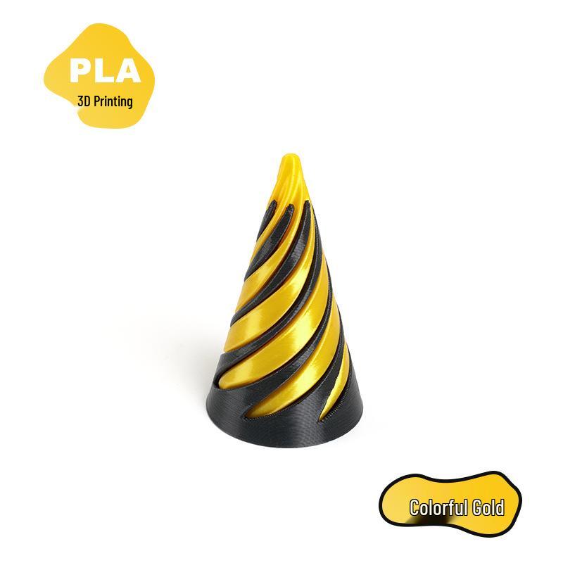 3D Printed Spinning Top: Dragon Figurine Decompression Toy - Two-Color Interlocking Educational Cone Toy