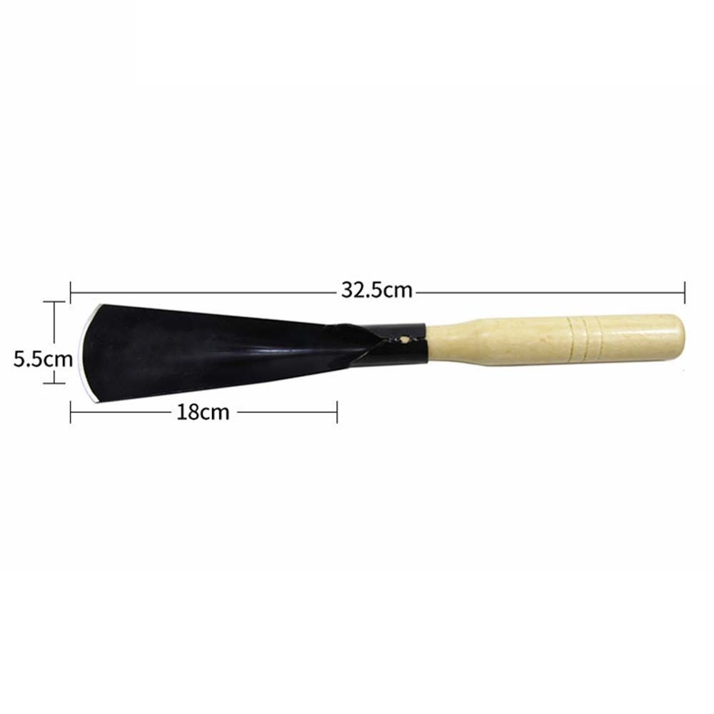 Household Manganese Steel Garden Shovel Wooden Handle Outdoor Planting Shovel Pointed Shovel Flat Shovel Garden