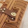 Vine Decoration Box Hand Gift Box Suitcase Woven Gift Box Storage Box Children's Outdoor Retro Photography Props Storage Box
