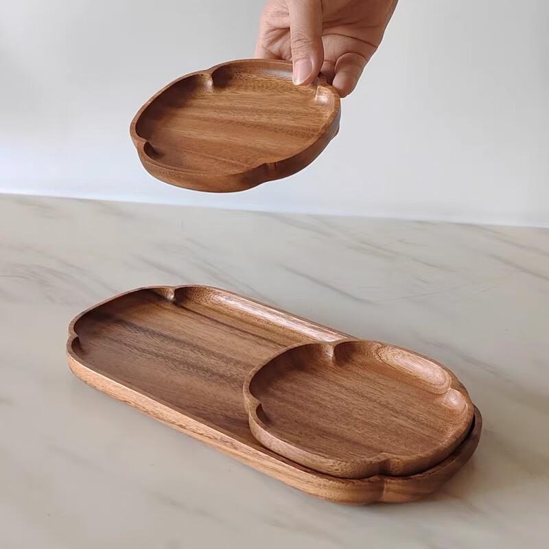 OLOEY Solid Wood Cloud Coaster