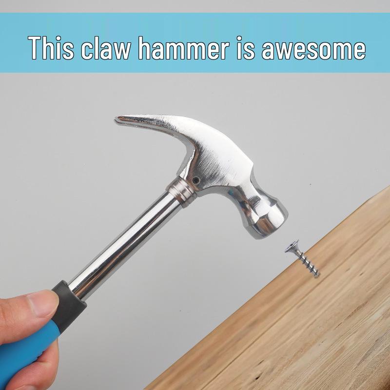 Master Craftsman Mini Claw Hammer: Children's Steel Woodworking & Household Nail Hammer - Integrated Small Iron Hammer Hardware Tool